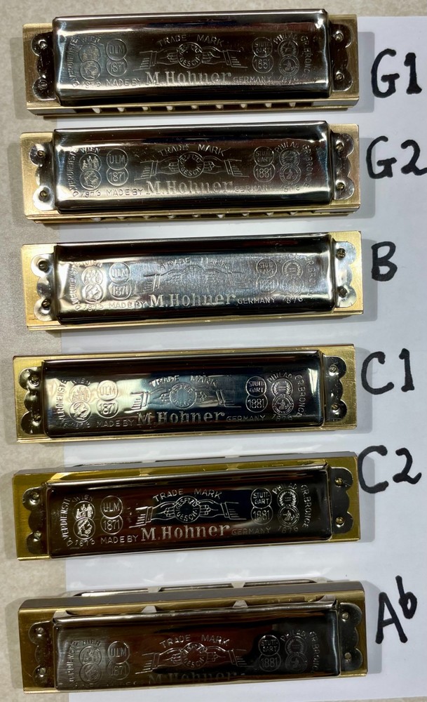 Harmonica Hohner Orchester vintage, various keys