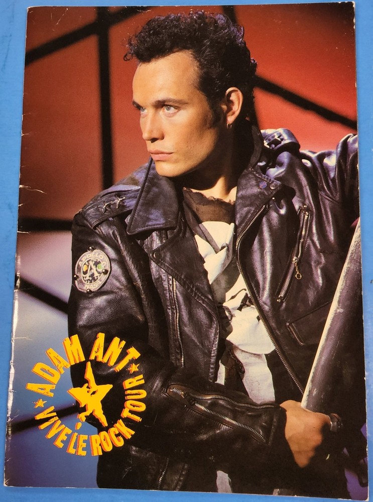 Adam Ant  Vive Le Rock Vintage Tour Program and Photo