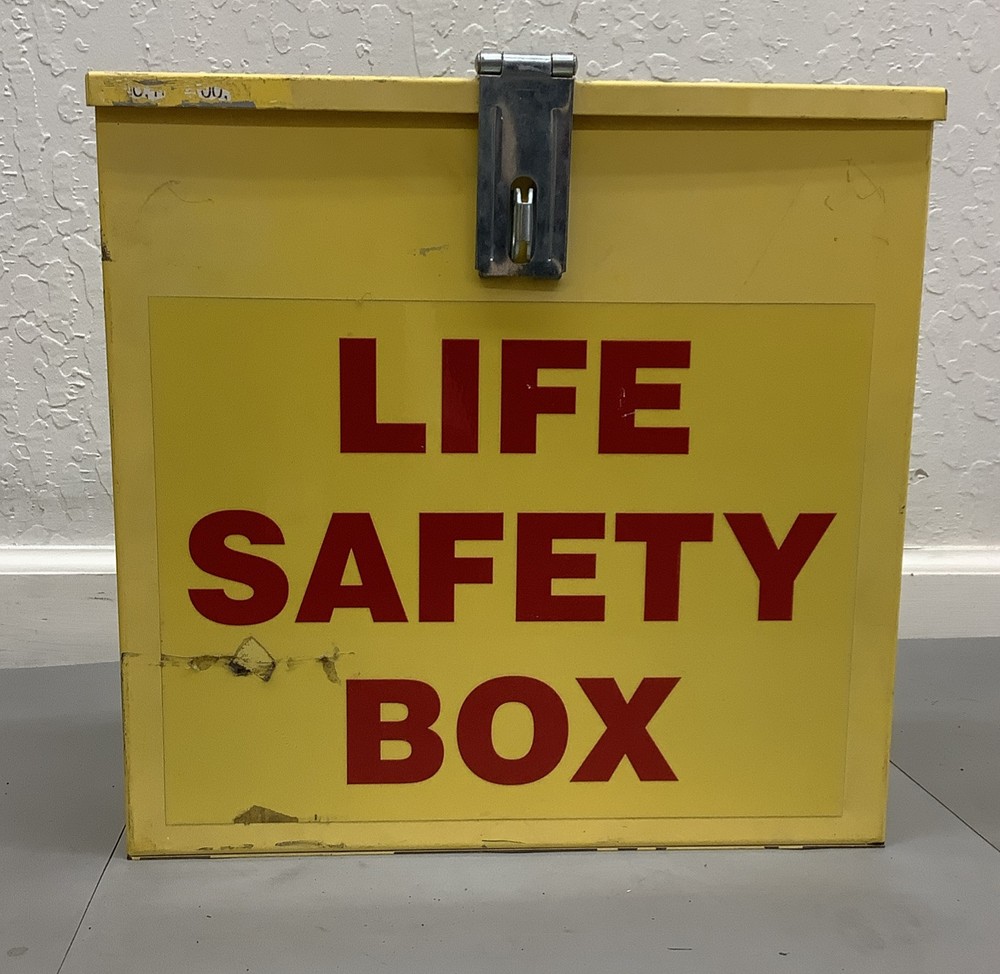 Heavy Duty Life Safety Document Box Yellow (r3)