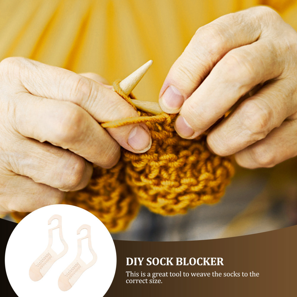 Sock Blocking Forms Knitting Model Wood Blocker Shaping Accessory Stockings