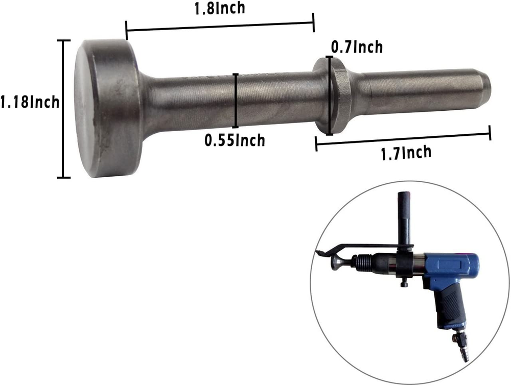 9 Piece Pneumatic Chisel Air Hammer Punch Chipping Bits Set