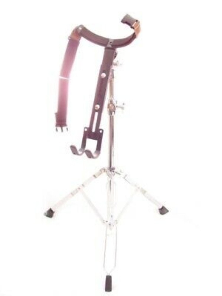 Double Braced Djembe Drum Stand - Chrome