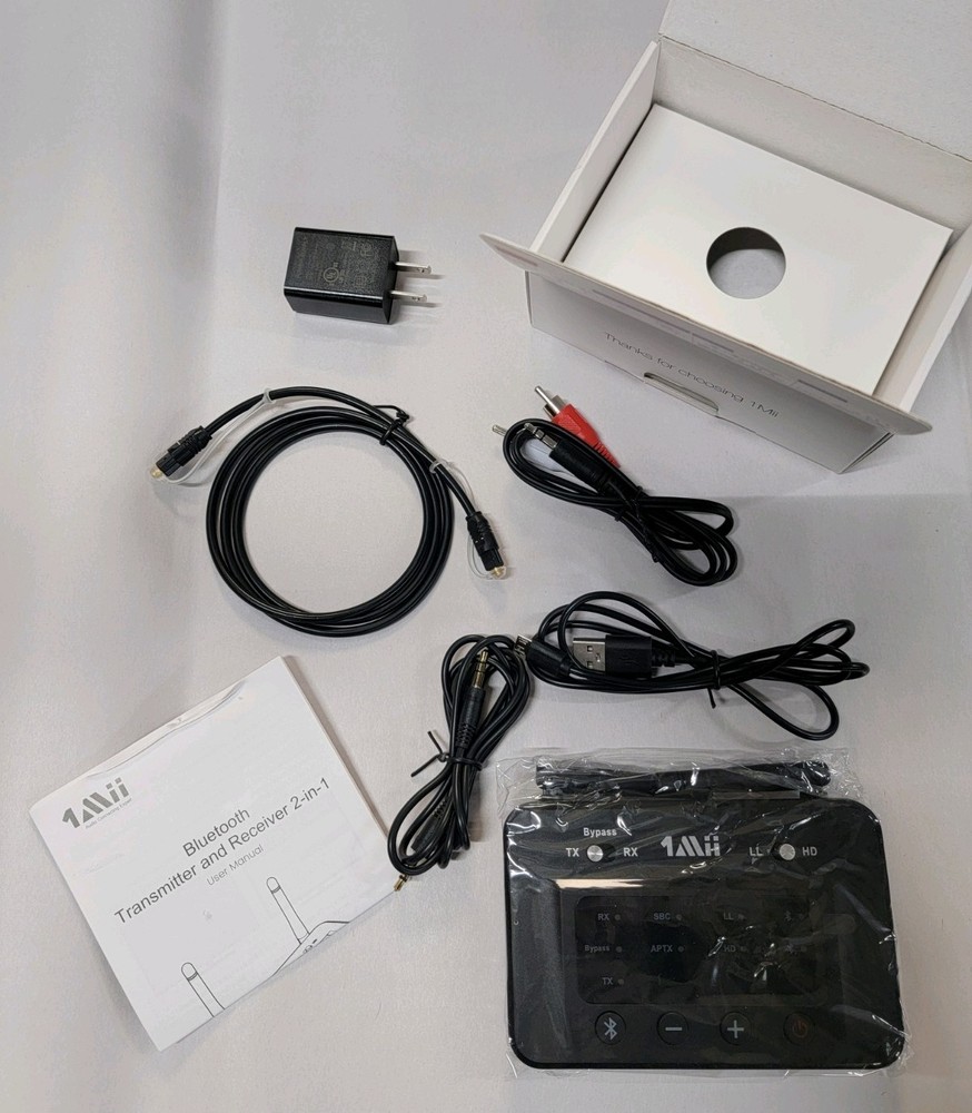 1Mii B03 Bluetooth Transmitter Receiver for Home Stereo TV HiFi Wireless