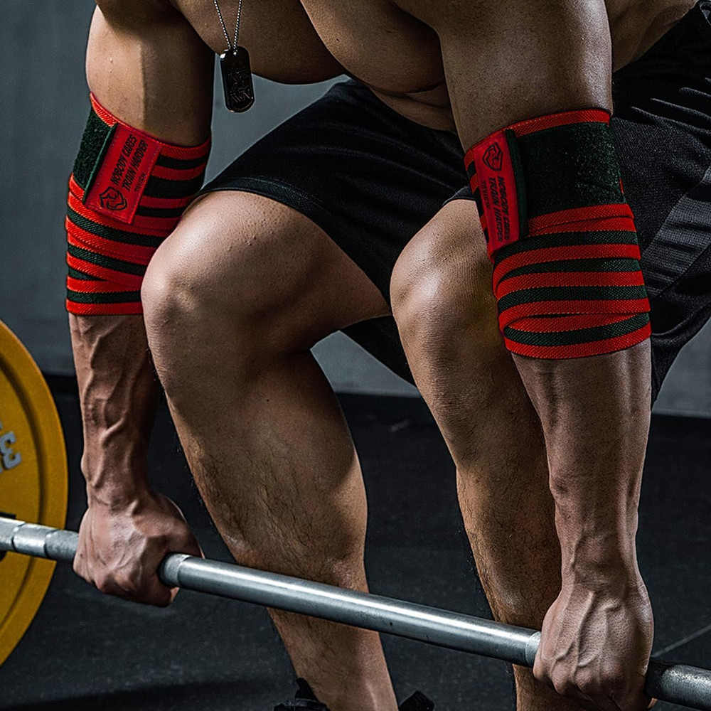 Elbow Wraps for Weightlifting (1 Pair), 47" Elastic Elbow Support & Compression