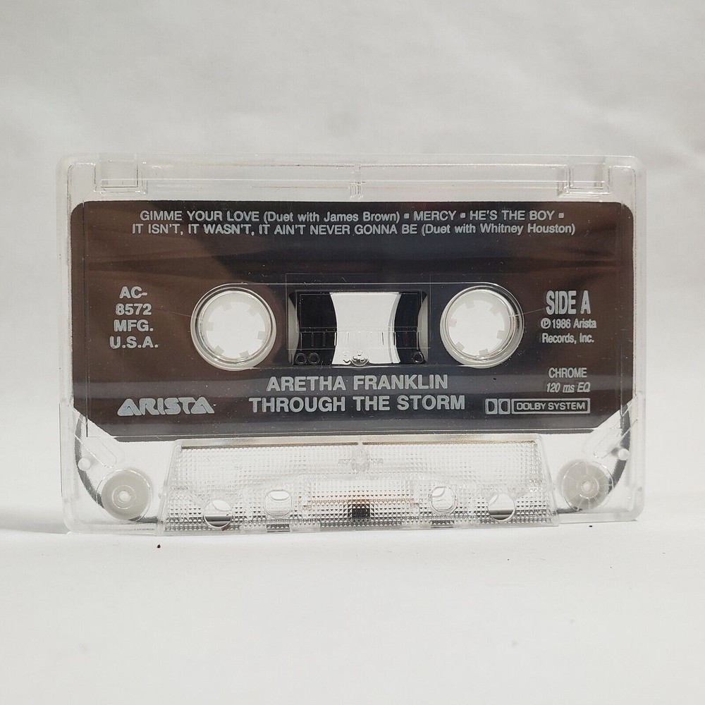 Aretha Franklin Through the Storm Cassette