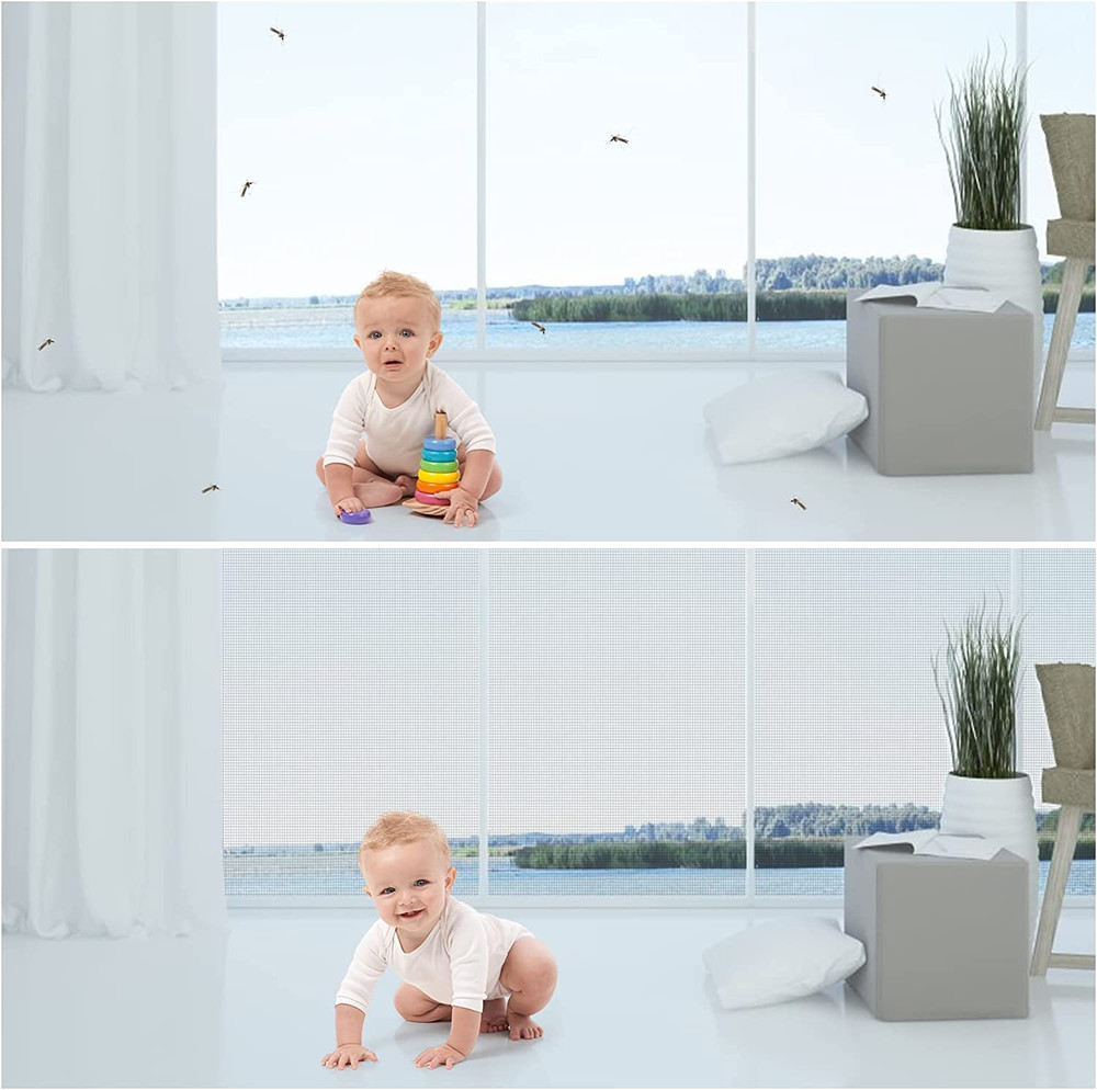 Window Screen Mesh Screen Door Mesh Roll DIY Window Screen Replacement Mesh Ne