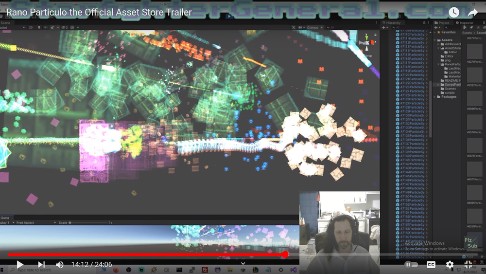 Unity3d: RANO PARTICULO PARTICLE EFFECT GENERATOR! Making games never so fun.