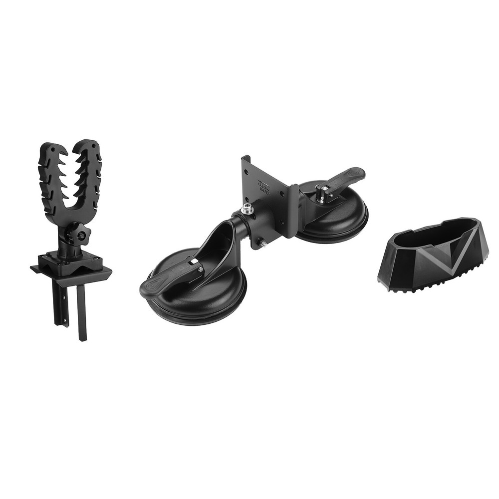 Adjustable Gun Mount with Enclosed Suction Cup for Tractor Cab UTV Windshield