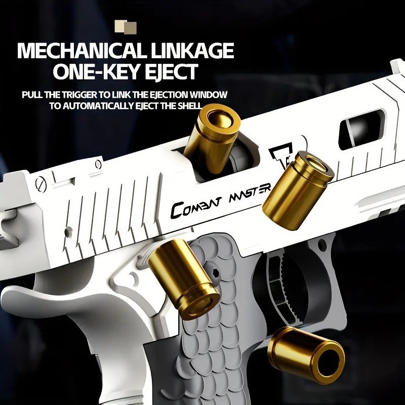 Combat Master Soft Bullet Toy | Shell Ejecting Pistol for Kids Gift