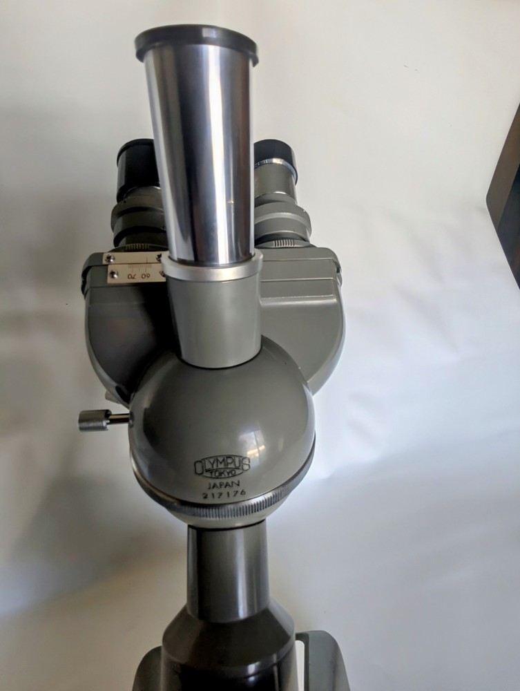 Olympus Tokyo CK Binocular Inverted Microscope w/ Light Source & Manual