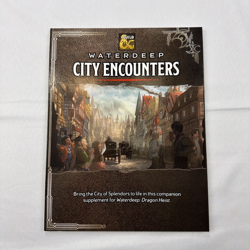 Waterdeep City Encounters Dungeons & Dragons Adventure Module