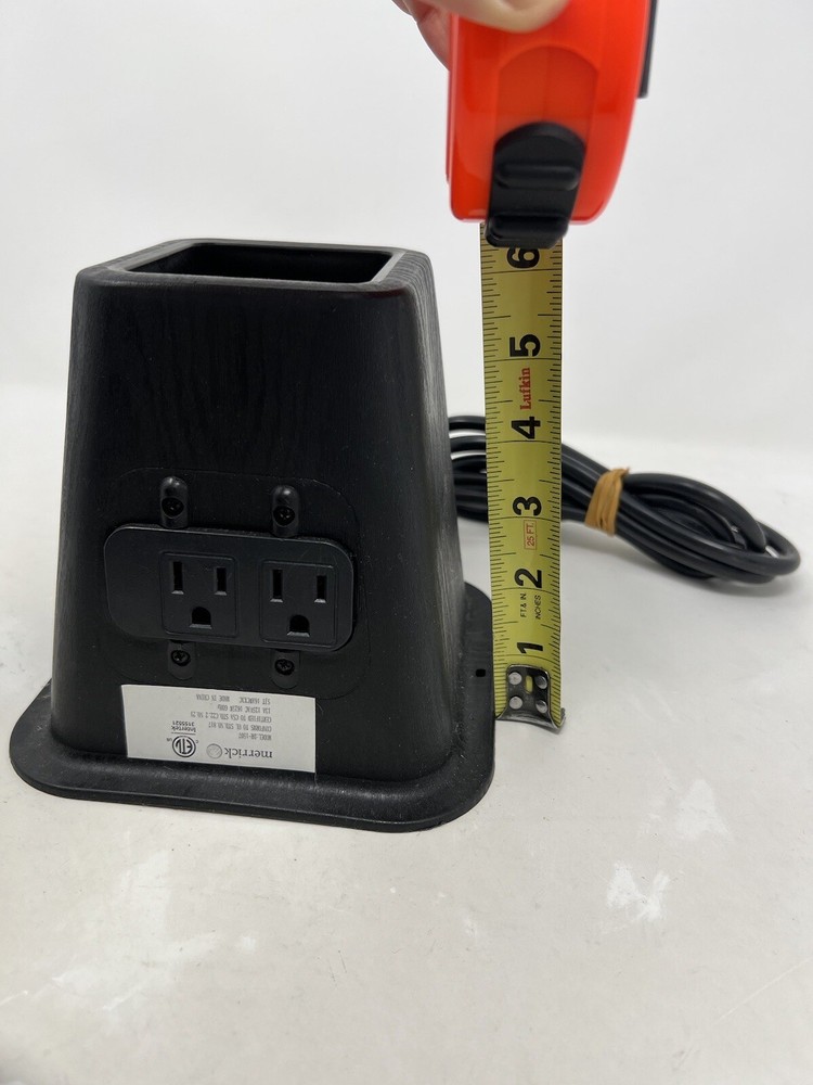 Bed Riser Raiser With Electrical Plug - set of 4 Model DR-1507 By Merrick