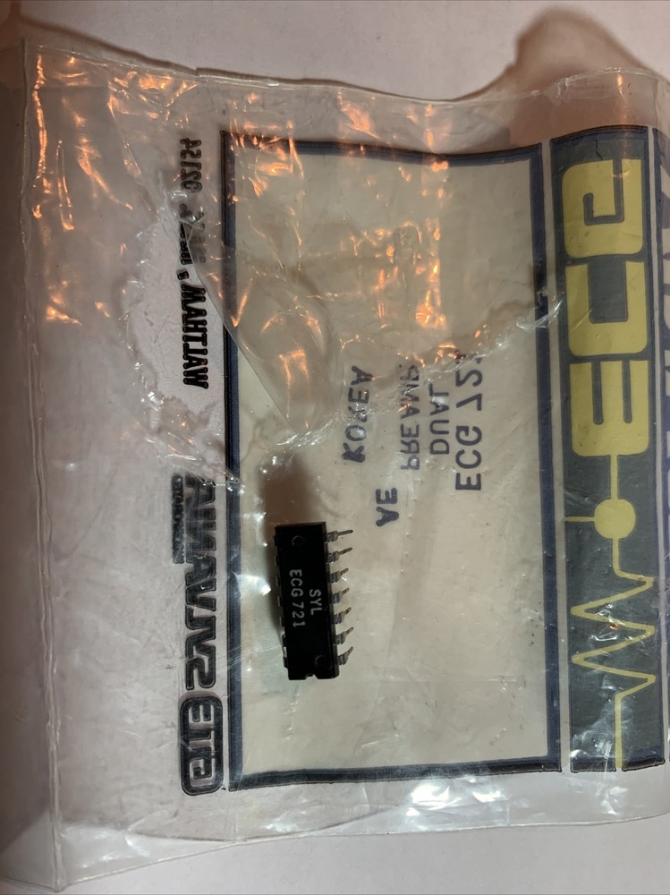 ECG721 INTEGRATED CIRCUIT SYLVANIA