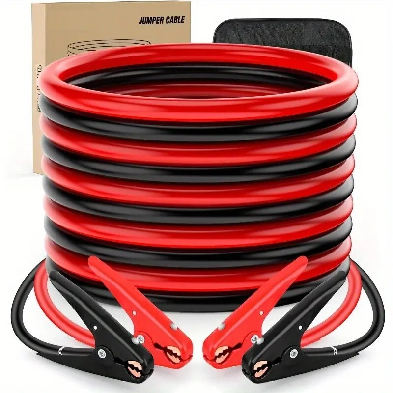 Heavy Duty Jumper Booster Cables Commercial Grade Battery 2 Gauge 20ft 800 AMP