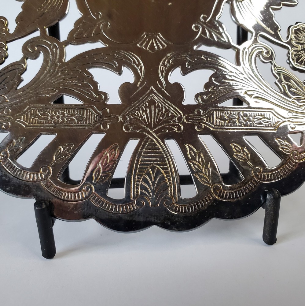 Silver Plated Wallace Trivet Pot Holder