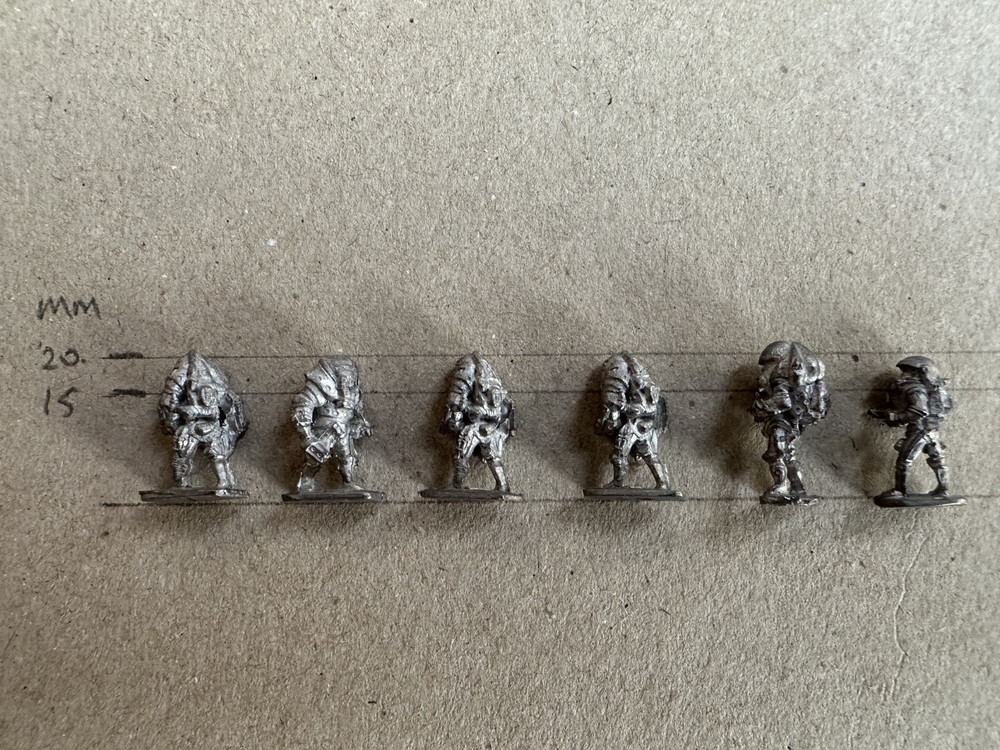 Laserburn Sci-Fi 20mm, 29 figures