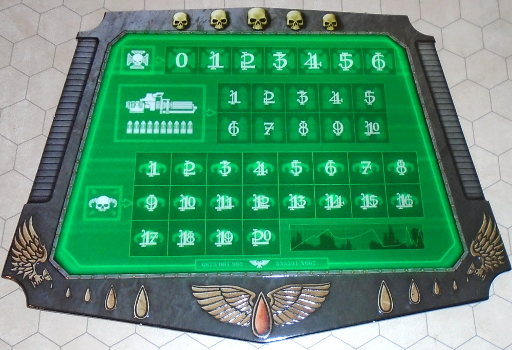 Space Hulk 2014 Mission Status Display Board - Warhammer 40k