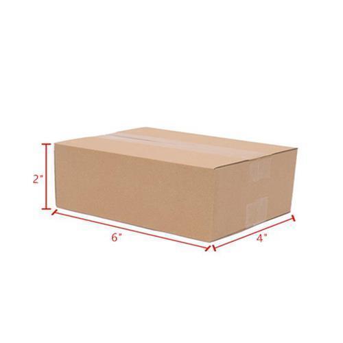 100 6x4x2 PREMIUM Cardboard Paper Boxes Mailing Packing Shipping Box