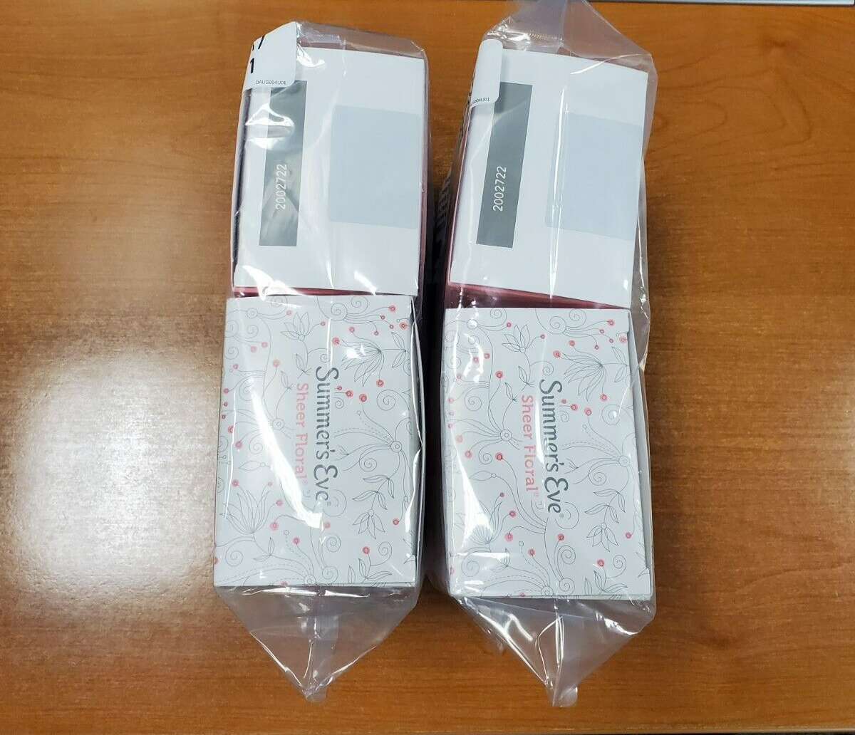 8 Pk: Summer's Eve Sheer Floral (4 Boxes of 16 Wipes) & (4 Cans of Spray) F