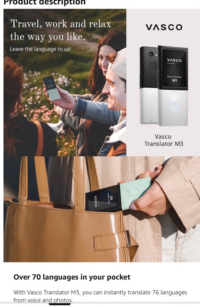 VASCO Language Translator Device M3