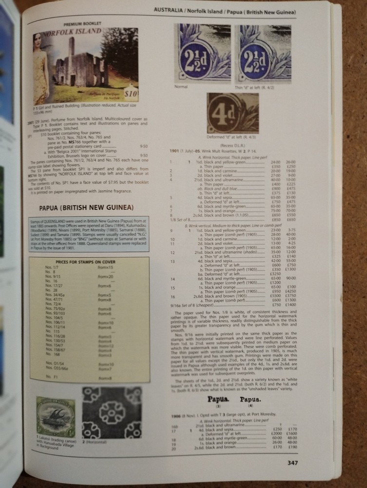 Stanley Gibbons AUSTRALIA stamp catalogue 2016 (10th edition)