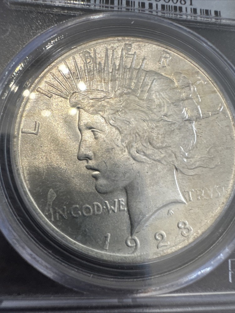 Peace Silver Dollar 1923 - 90% Silver Verified - PCGS MS64