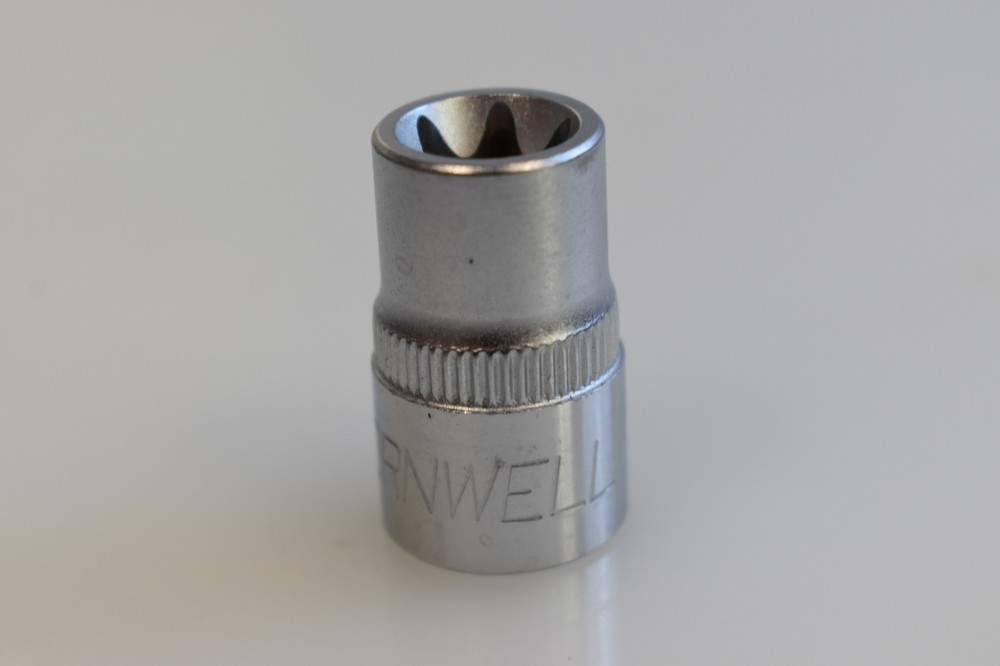 Cornwell Tools CBSE122 E12 TORX External Star Shallow Socket 3/8" Drive Chrome