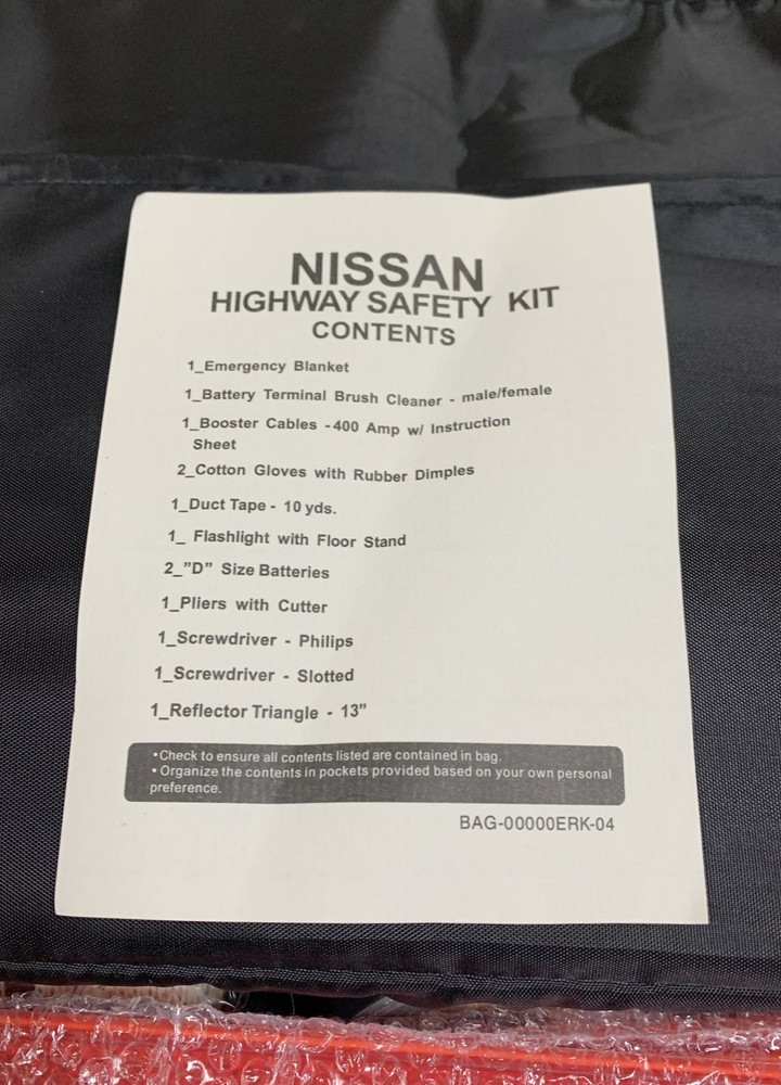 Emergency Road Side Kit- New