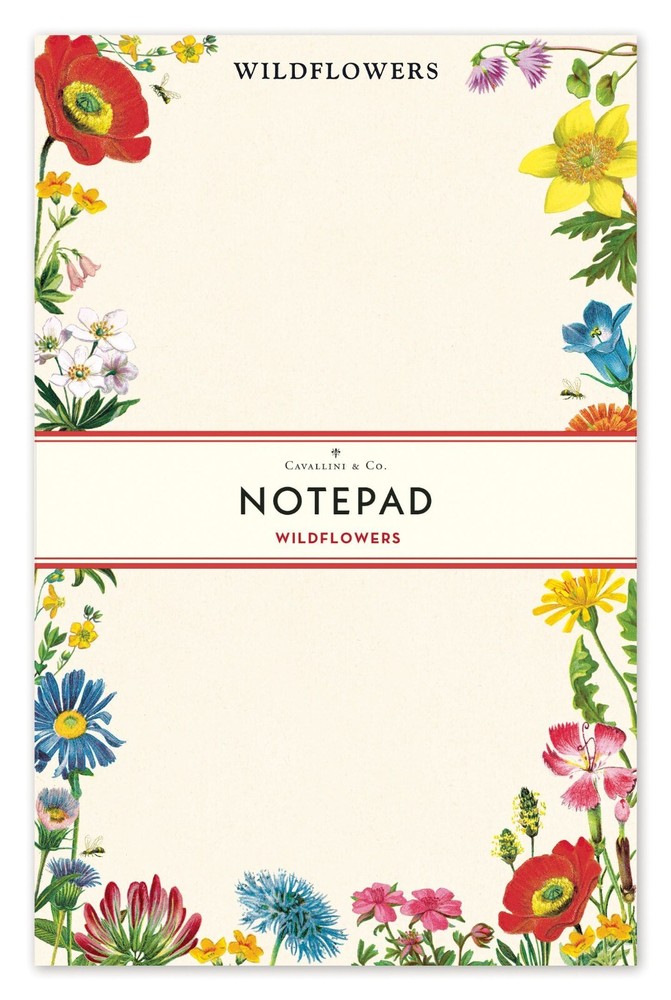 Cavallini & Co. Wildflowers Notepad