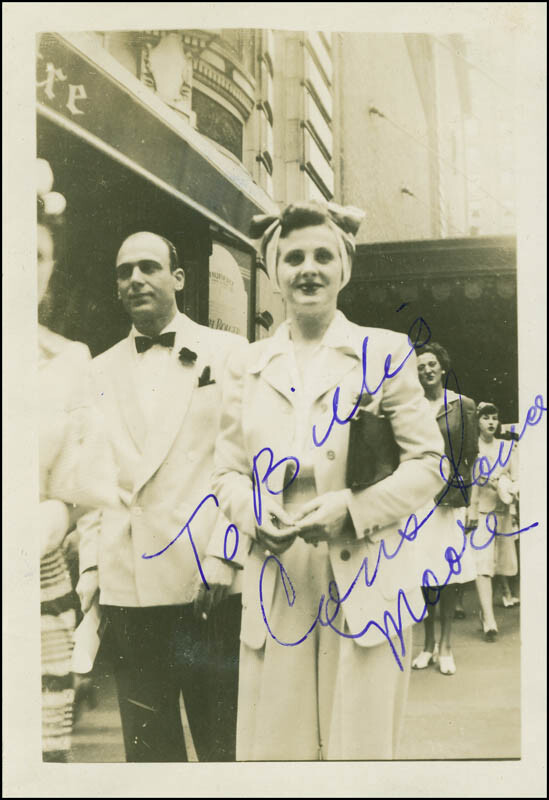 CONSTANCE MOORE - INSCRIBED PHOTOGRAPH SIGNED
