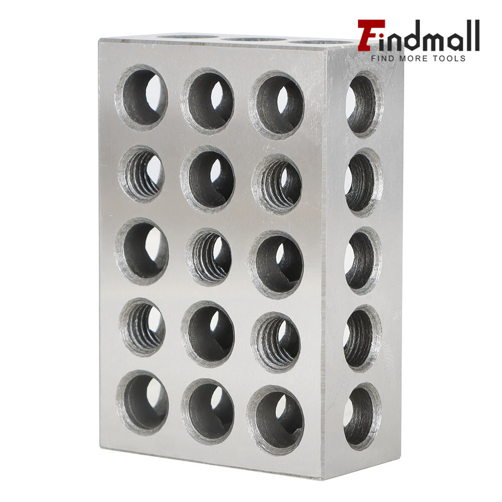 1 Matched Pair Ultra Precision 1-2-3 Blocks 23 Holes .0001" Machinist 123 Jig