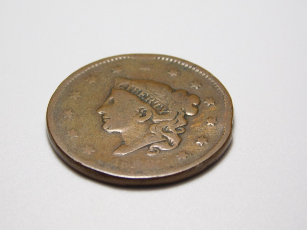 OLD US COINS 1826 CORONET HEAD LARGE CENT
