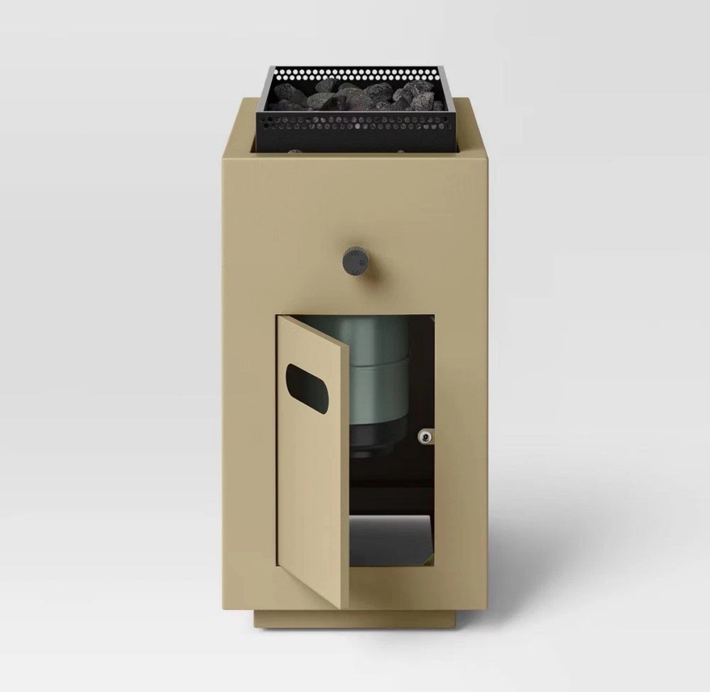 Rectangular Outdoor Gas Fire Pit By Room Essentials. New