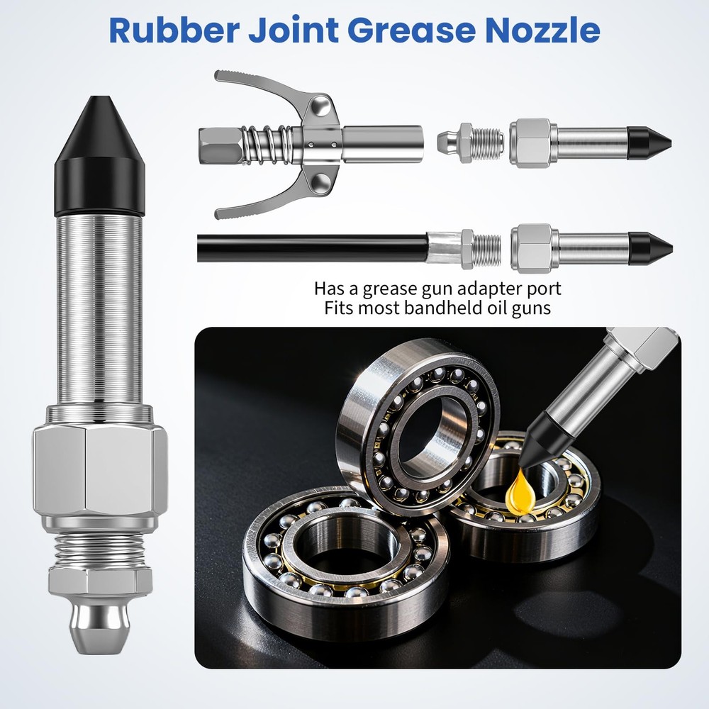 Grease Gun Needle Tips Set 7PCS Hardware Accessory Dispenser set