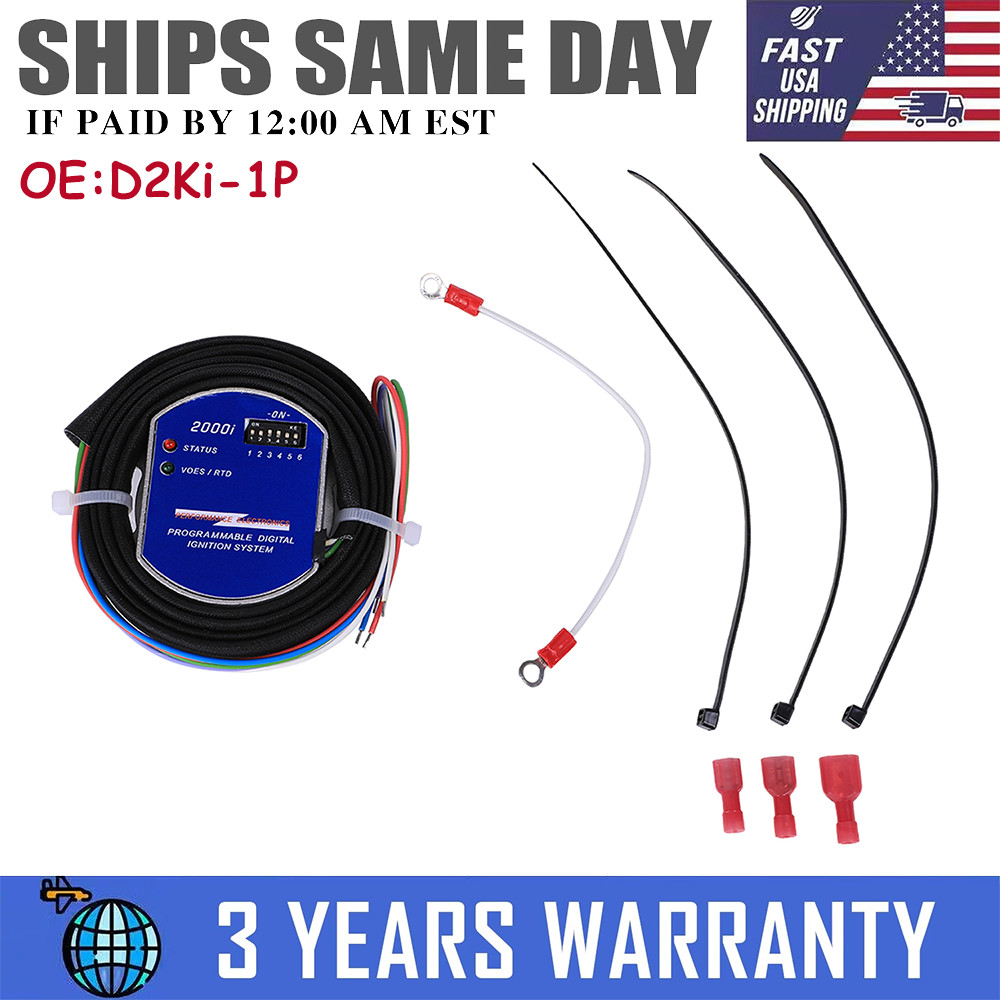 For 2000i Programmable Digital Ignition Module D2Ki1P compatible Harley 70-98