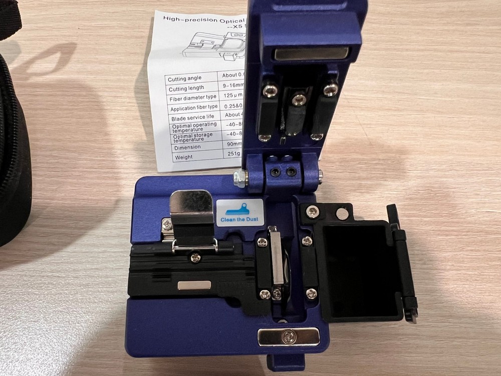 High-Precision Optical Fiber Cleaver X5 Specifications