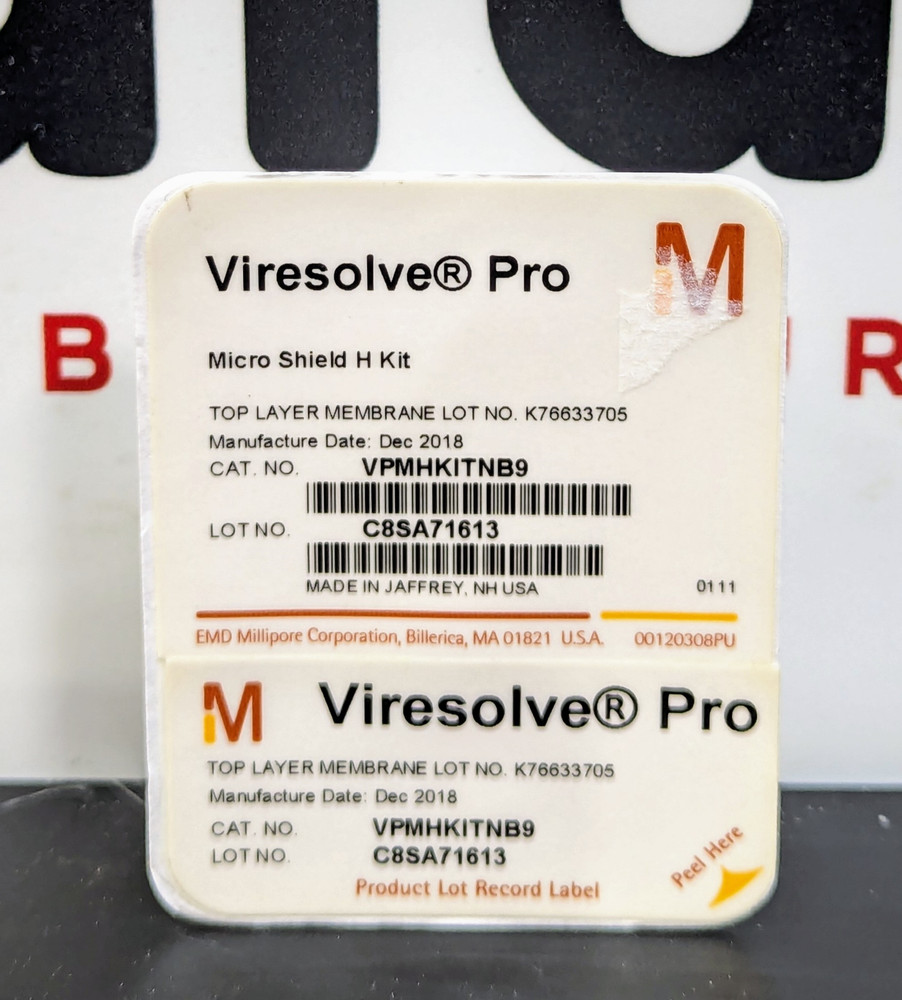 Millipore VPMHKITNB9 Viresolve Pro Micro SHield H Kit (3 ea.)