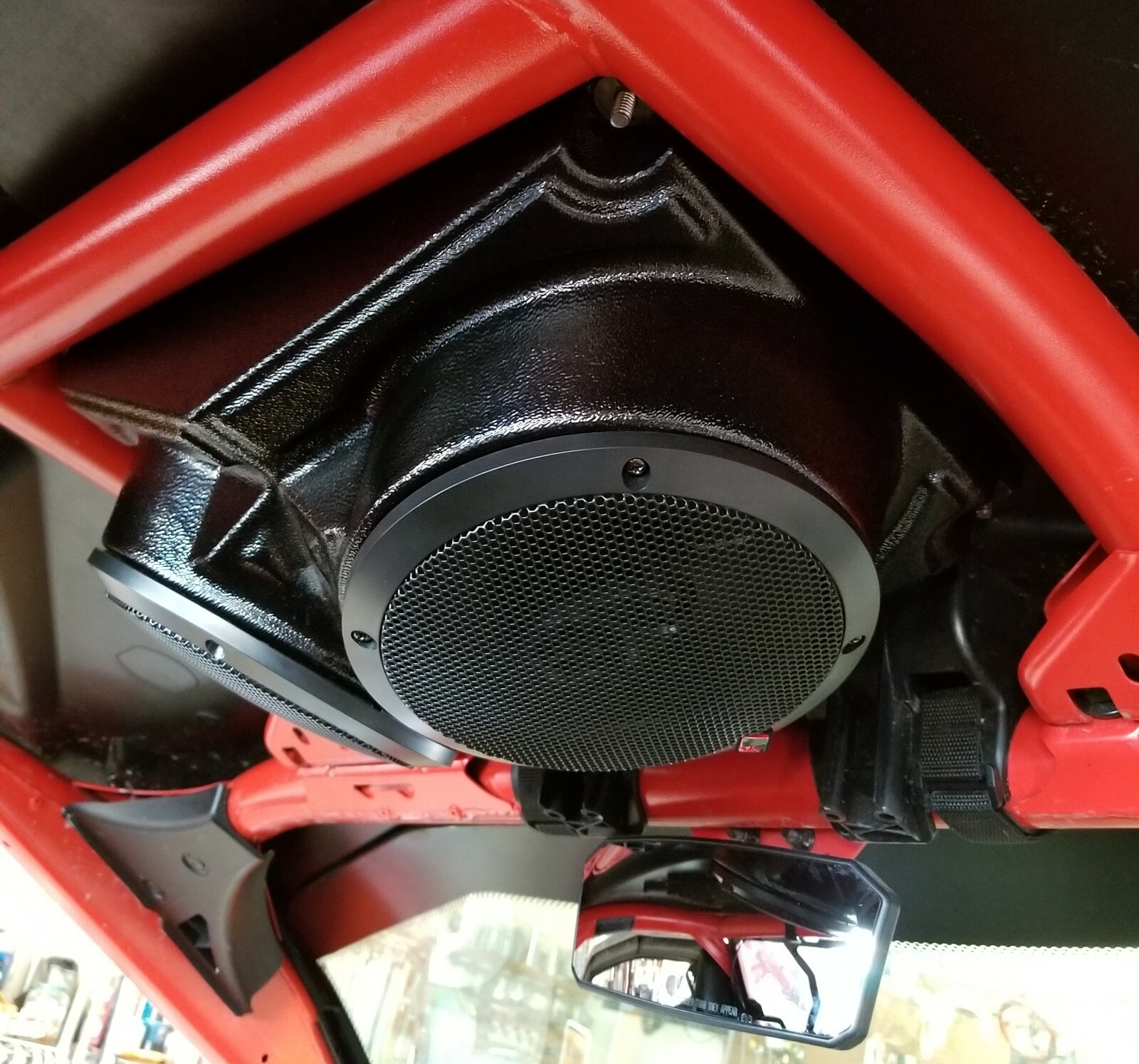 Can Am Maverick X3 x MR x RC DS turbo overhead stereo speaker mount console