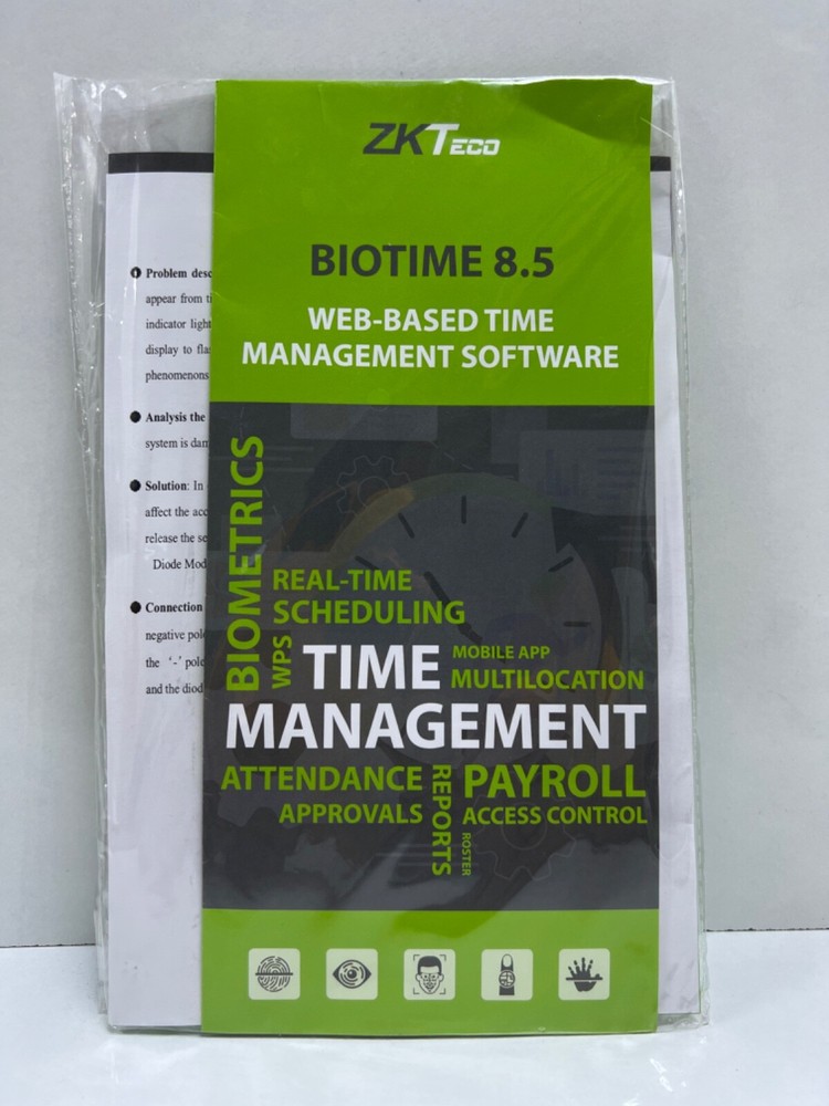 ZKTeco BIOTIME 8.5 WEB-Based Time Managment Software