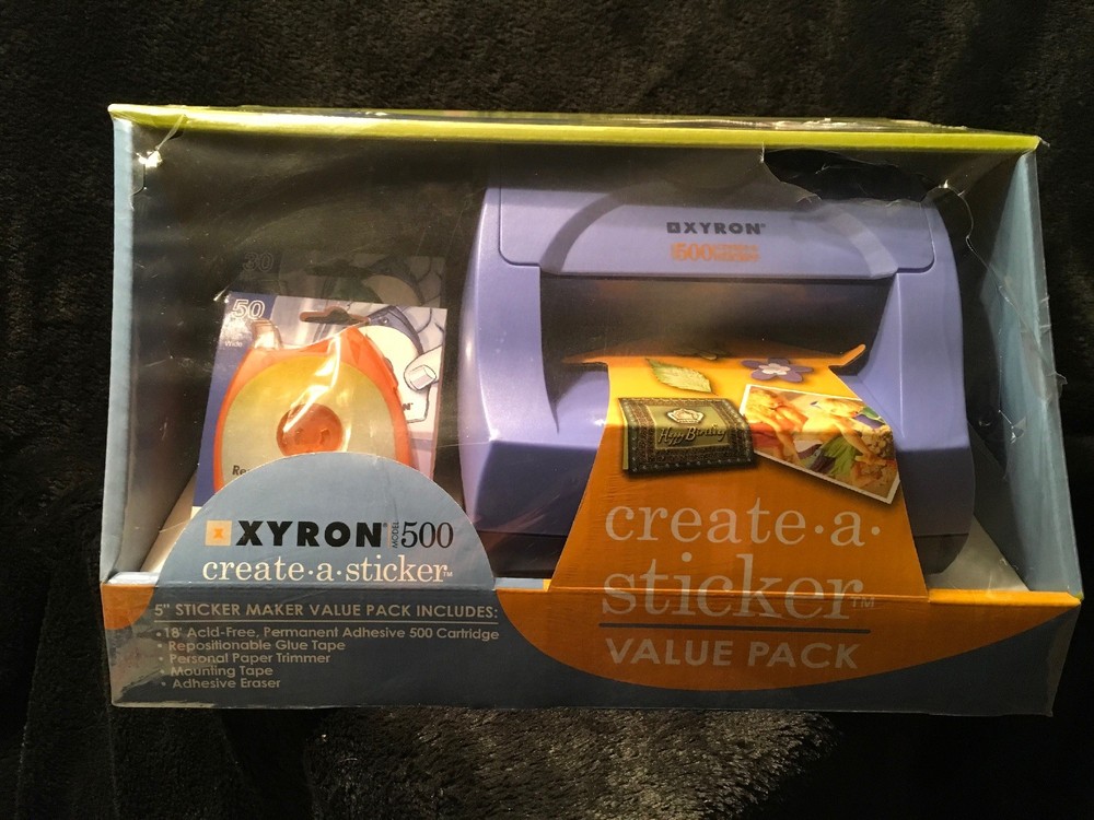 Xyron Model 500 Create A Sticker Value Pack. Sticker Machine & Extras