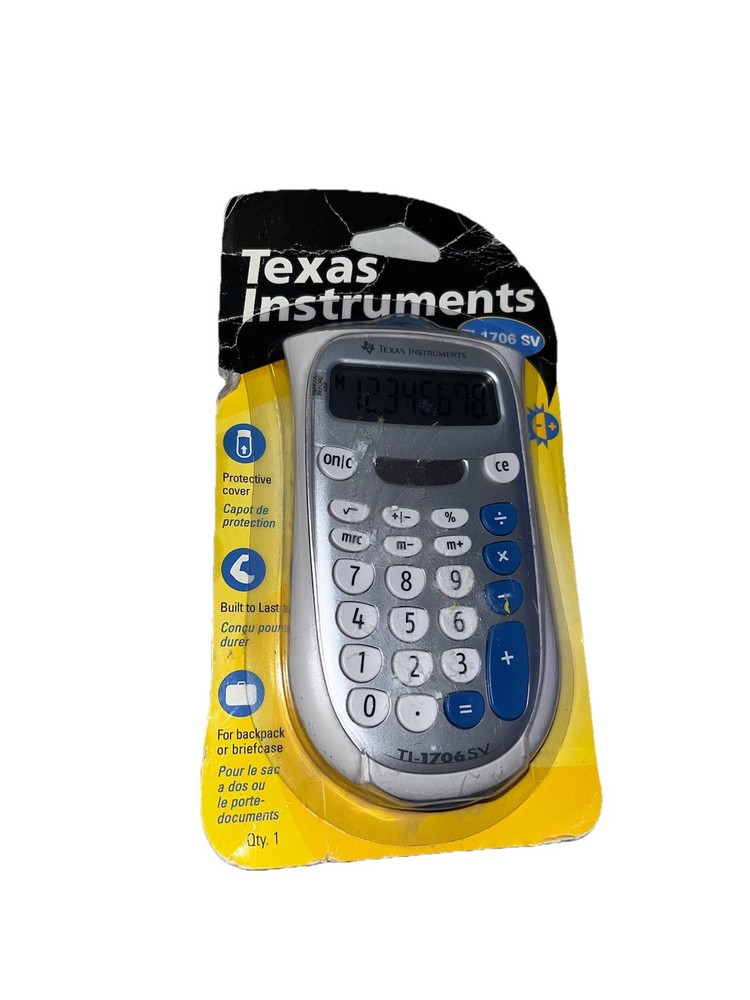 Texas Instruments Calculator School Backpack Briefcase Purse New
