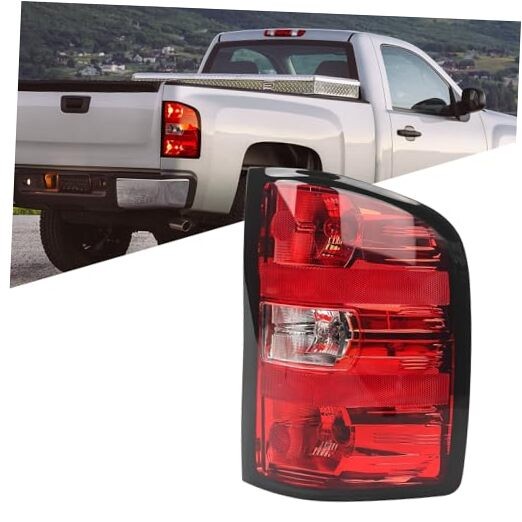 Right Tail light Assembly for Chevy Right (Passenger Side) Black Trim