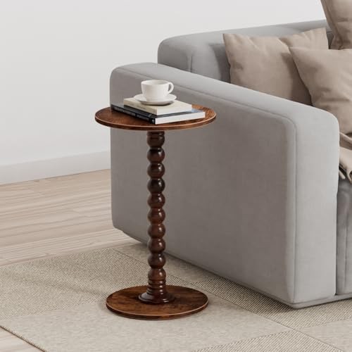 Drink Table, Drink Tables for Small Spaces, Modern Accent Nightstand with