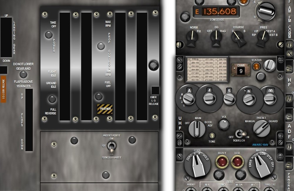 OV1 MOHAWK COCKPIT instrument panel CDkit