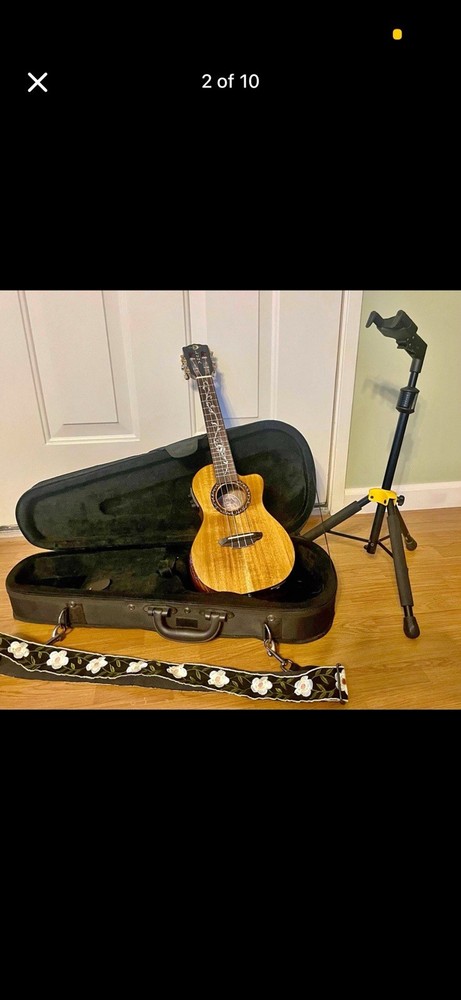 Luna Koa Acoustic-Electric Ukulele  – Full Bundle