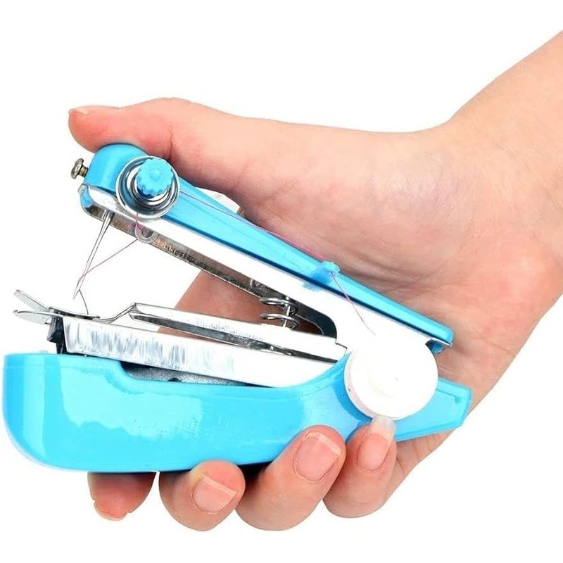 Handheld Mini Sewing Machine Portable Manual Stitching Tool Small Projects New