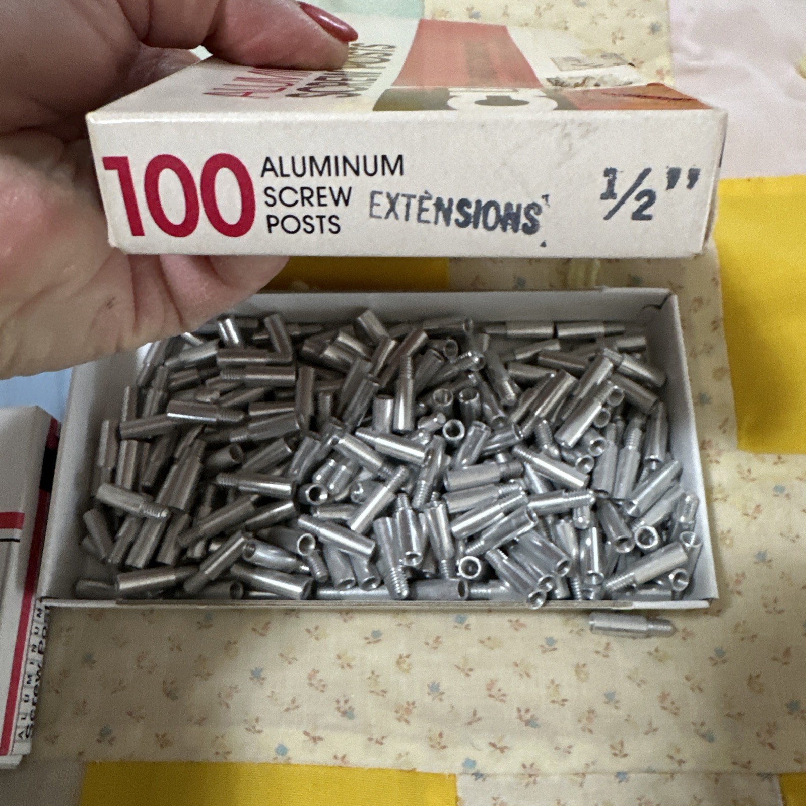 Aluminum Screw Posts Binding Charles Leonard Inc. Lot Of 3 Boxes