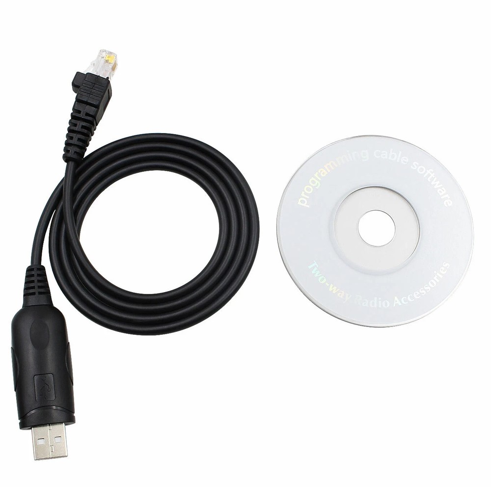 Program Software CD USB Programming Cable for Kenwood Radio TK-8180 TK-8180E