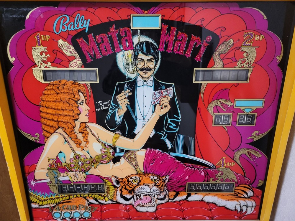 Vintage Mata Hari Pinball Machine, 1978 (Solid State)