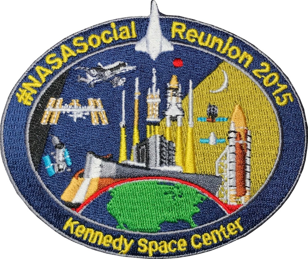 Astro Media NASASocial SpaceX Patch Set - 8 patches